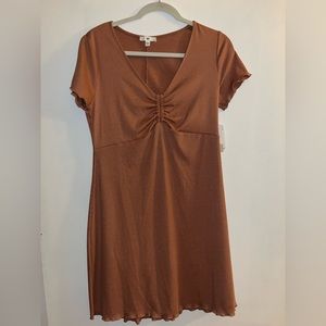 Brown BP short sleeve dress
